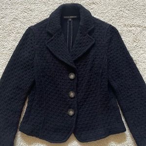 Donna Degnan, black blazer jacket